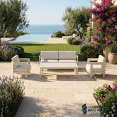 Sofia 5 Seater Aluminium Garden Lounge Set – Premium Outdoor Sofa Set with Coffee Table