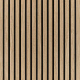 Square Acoustic Wood Wall Panels - Light Oak 60cm x 60cm (4 Pieces) | Fast UK Delivery