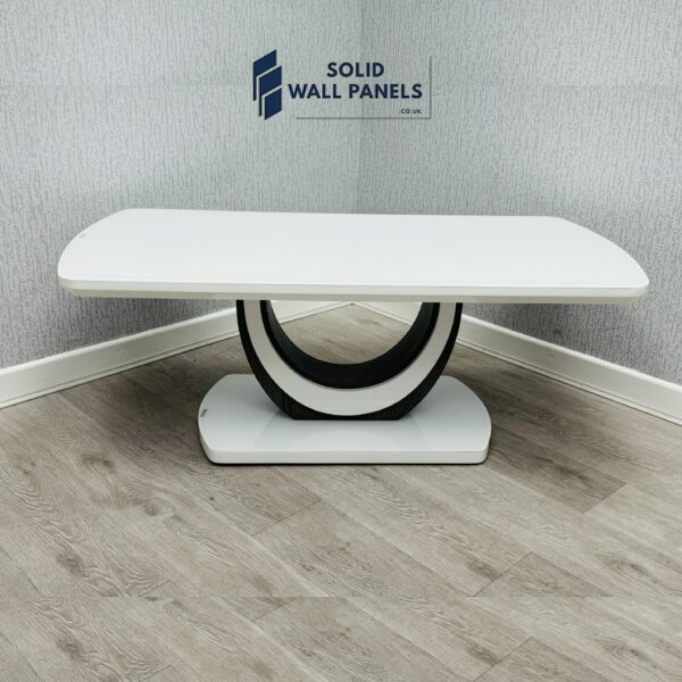 Texas Coffee Table – Modern Gloss Finish in Black, White & Grey