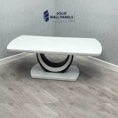 Texas Coffee Table – Modern Gloss Finish in Black, White & Grey