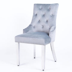 Valencia PU Leather Dining Chairs in Chrome Legs - Set of 2 | 5 Colours