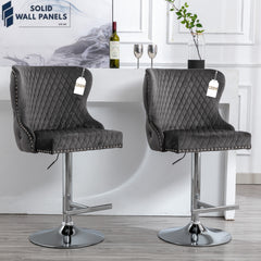 Valentino Velvet Bar Stool – Premium Luxury Modern Design