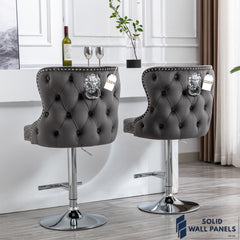 Valentino Velvet Bar Stool – Premium Luxury Modern Design