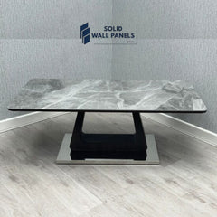Zermatt Grey Ceramic Marble Coffee Table – Modern Luxury Living Room