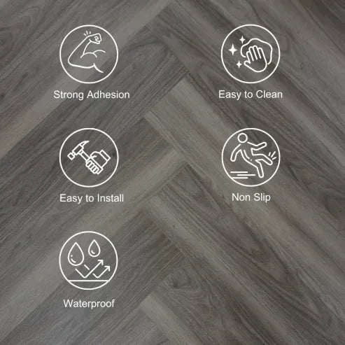 Wood Effect Vinyl Tiles LVT Floor Planks image 5