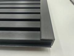 Wall Panel Trim - Black - 180cm/290cm - (10 Pieces)