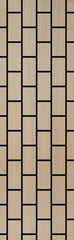 Acoustic Brick Wall Panel - Natural Oak  (60×240 cm) | Soundproofing & Fast UK Delivery