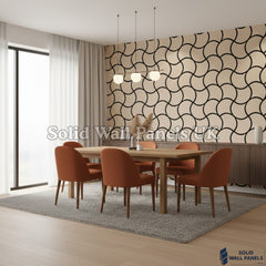 Acoustic Decorative Wall Panel – Oak Finish 61 × 61 cm (12 Pieces) | Solid Wall Panels UK