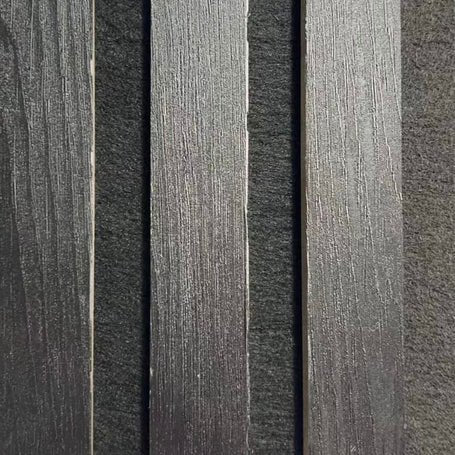 Acoustic Slatted Wall Panels – Jet Black (60×240 cm) | Solid Wall Panels UK