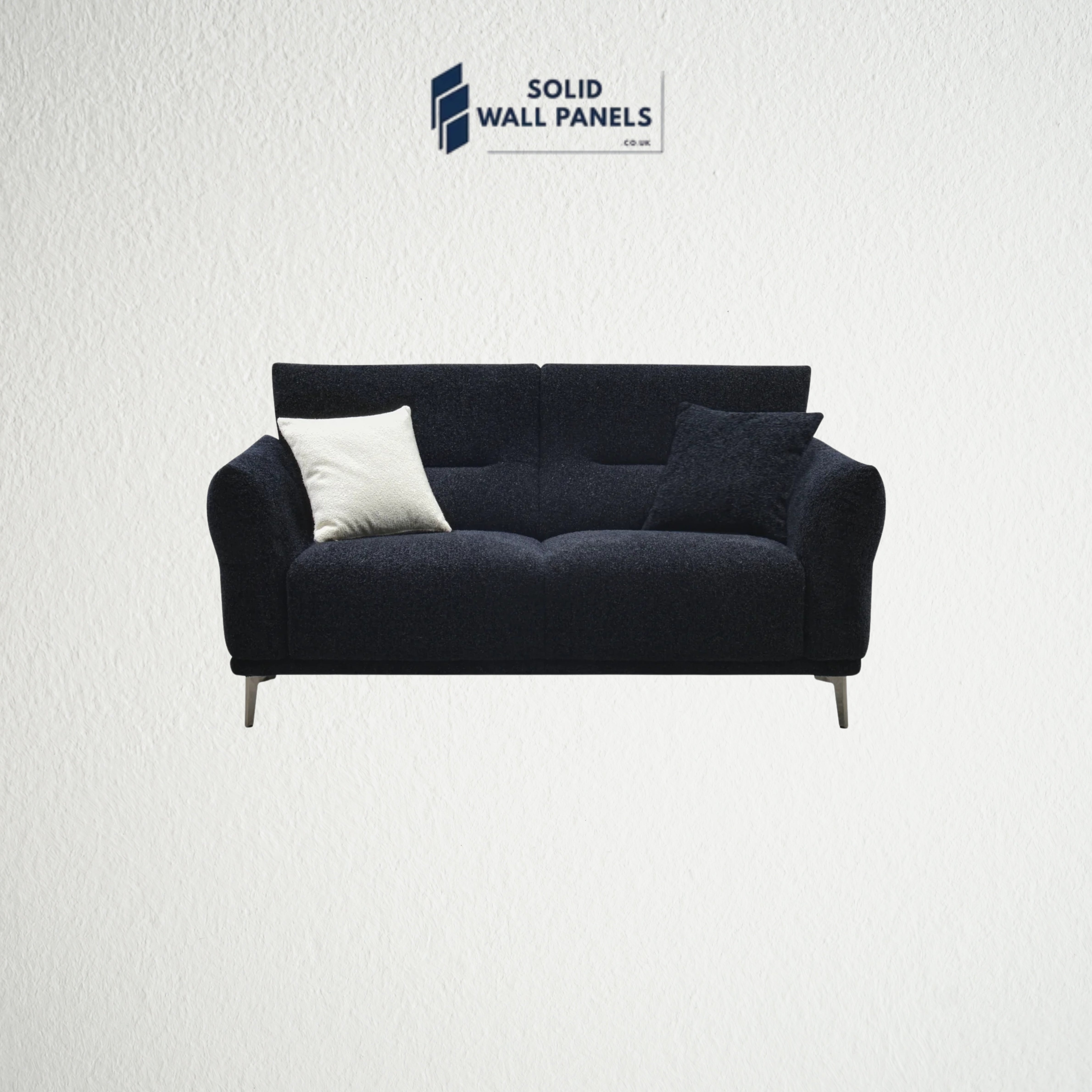 Albany Sofa Range – Black Lux Bouclé Fabric | Luxury Modern Design