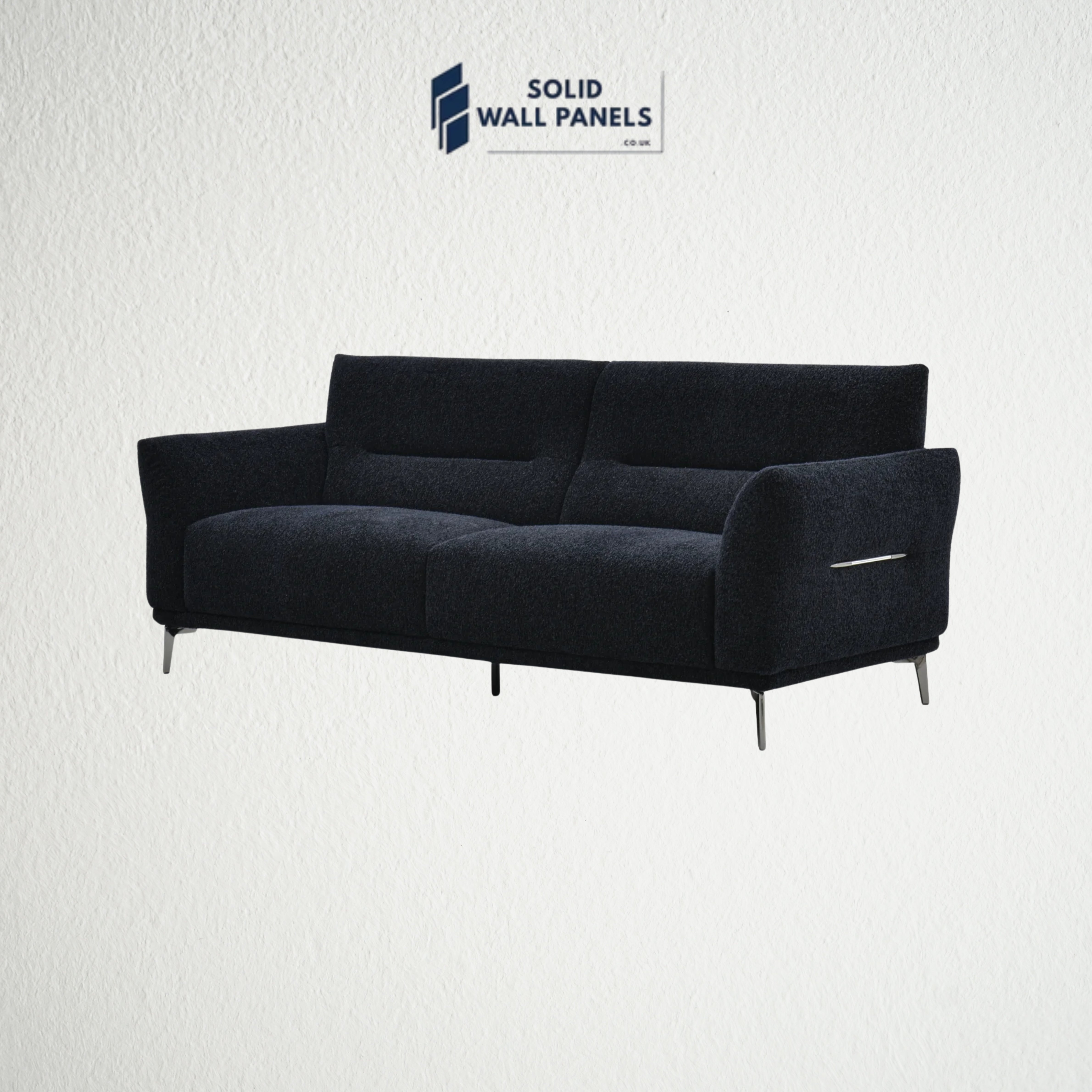 Albany Sofa Range – Black Lux Bouclé Fabric | Luxury Modern Design