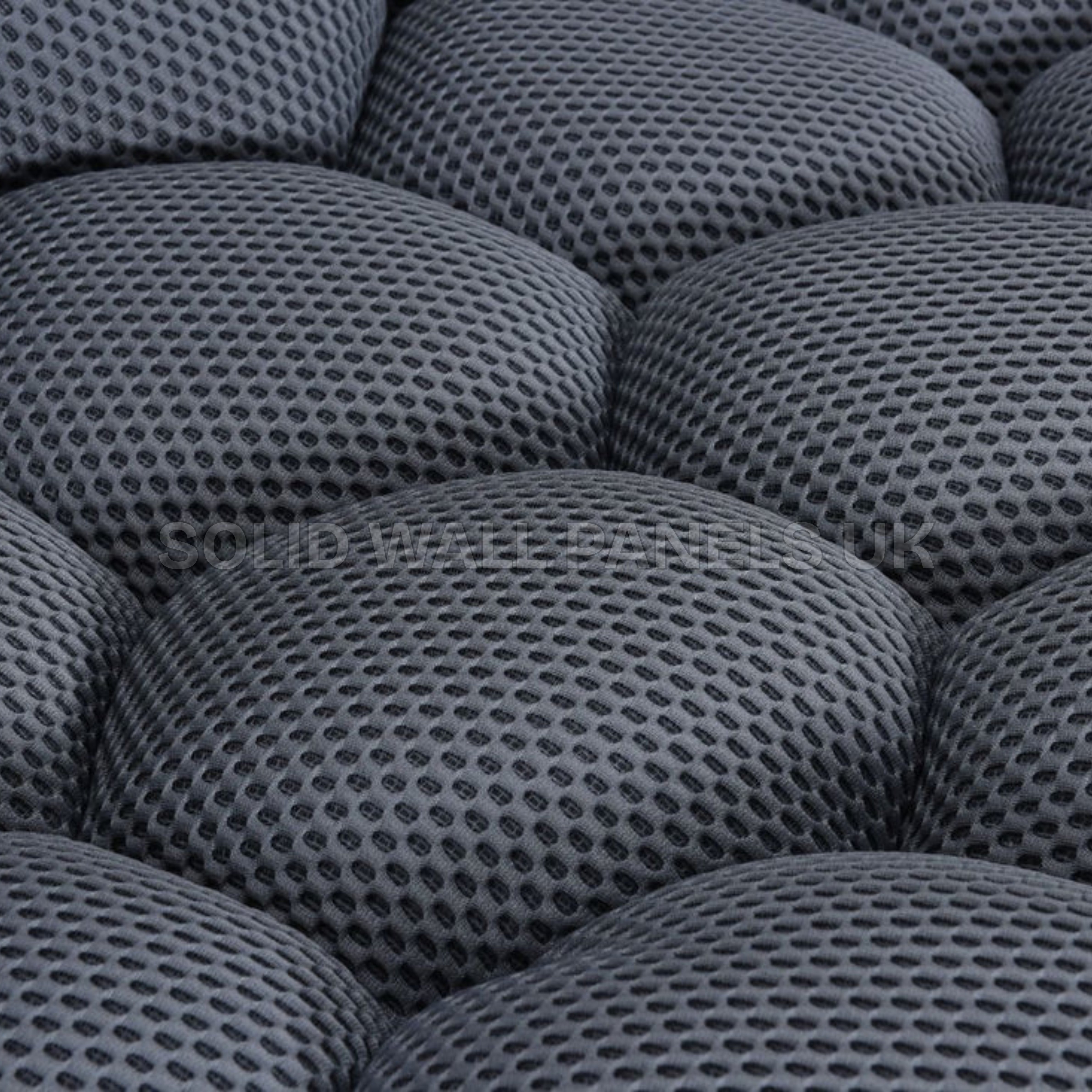 Bella Grey Bubble 3 Seater Sofa – 3D Mesh Fabric | Modern Sculptural Design