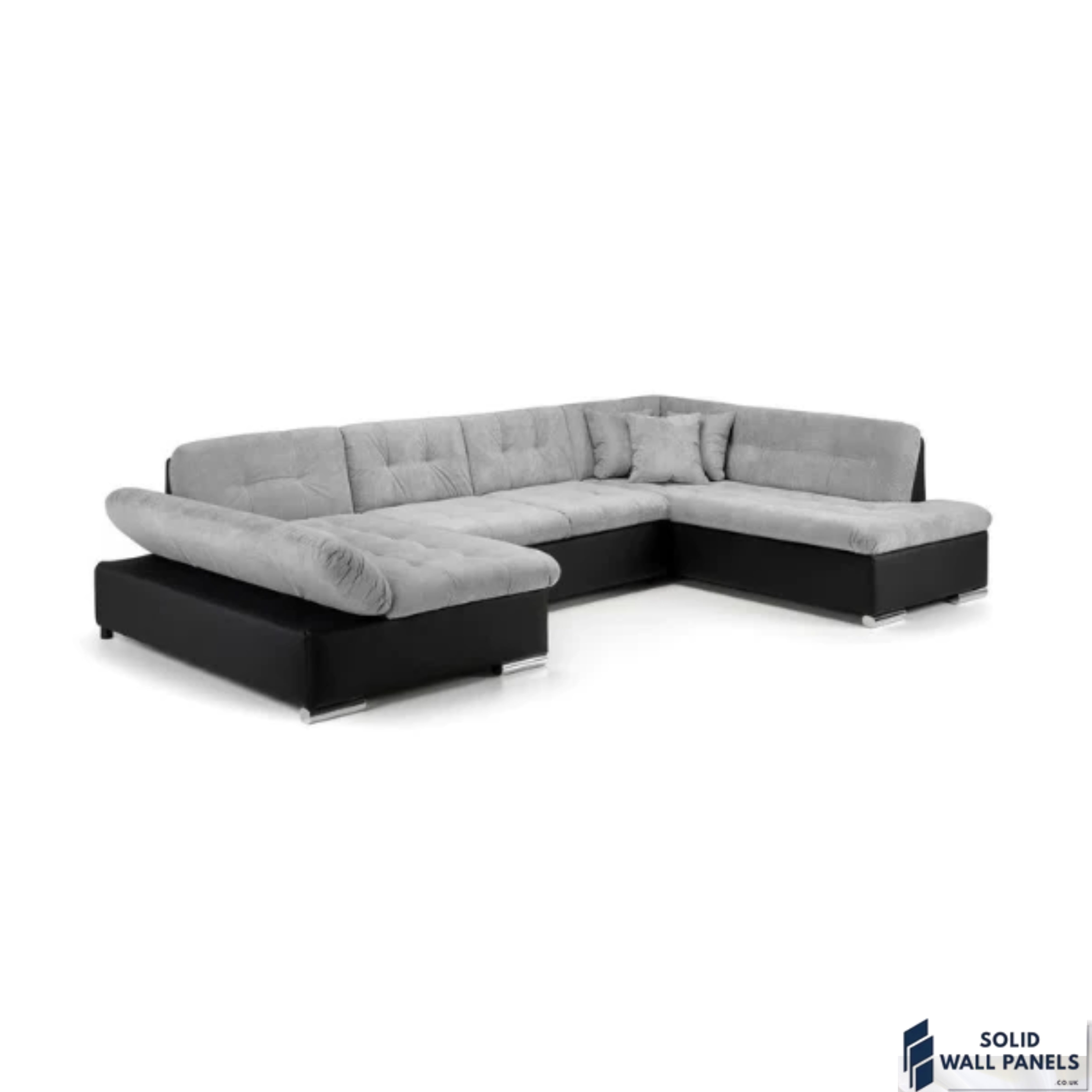 Bergen U Shape Sofa Bed with Storage – Large 6 Seater Corner Sofa Bed UK