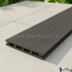 Black WPC Decking Board – 290cm (4 pieces) | Outdoor Composite Decking – Low Maintenance & Slip Resistant