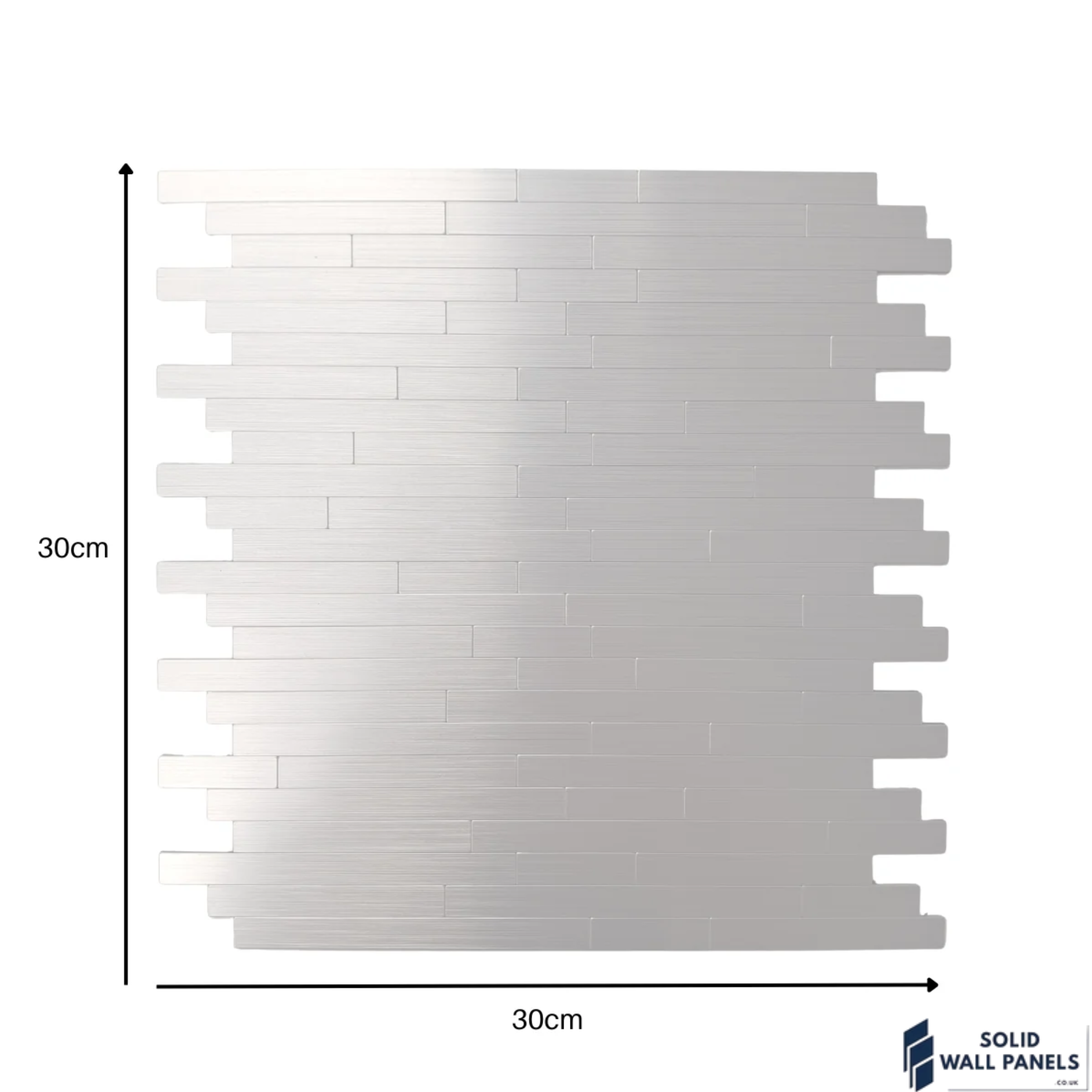 Brick Mosaic Wall Tiles 30cm x 30cm (10 Pieces) – Self Adhesive Splashback Wall Tiles