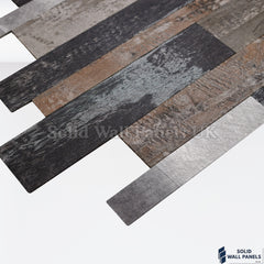 Chrome Washed Slate Mosaic Wall Tiles 30 x 30 cm (10 Pieces) – Self Adhesive Peel & Stick Tiles