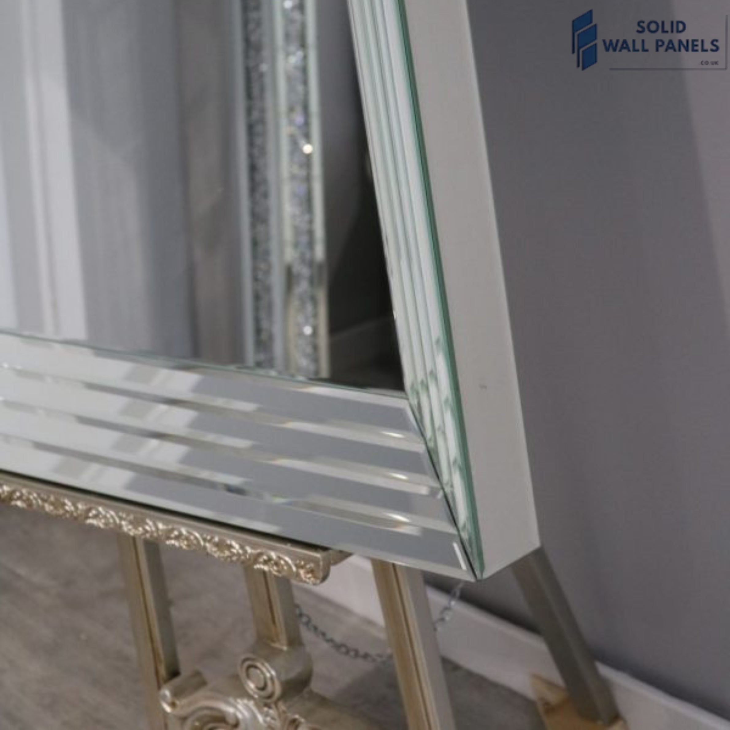 Clara Mirror – 120×80 cm | Classic Elegant Wall Mirror | Solid Wall Panels UK