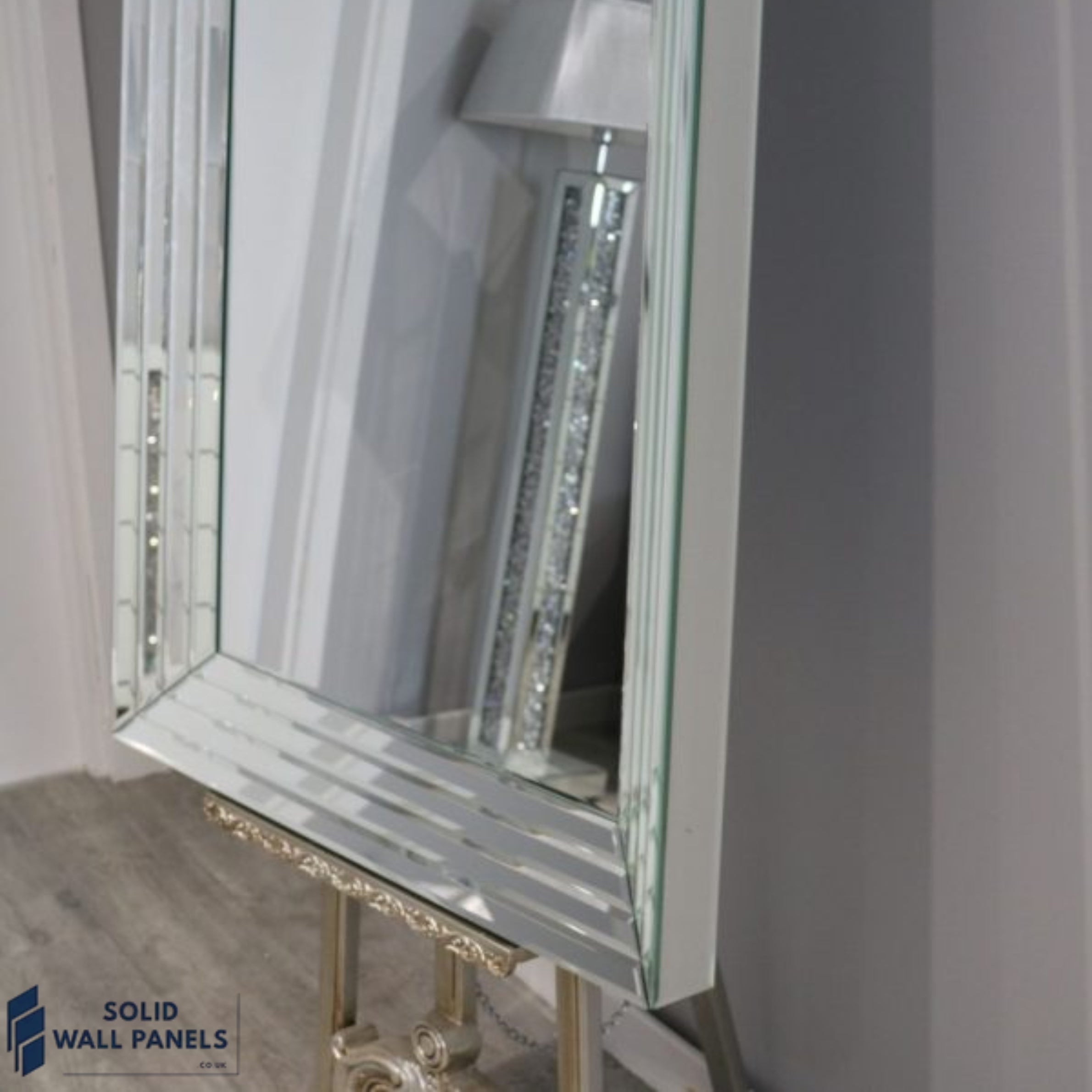 Clara Mirror – 120×80 cm | Classic Elegant Wall Mirror | Solid Wall Panels UK