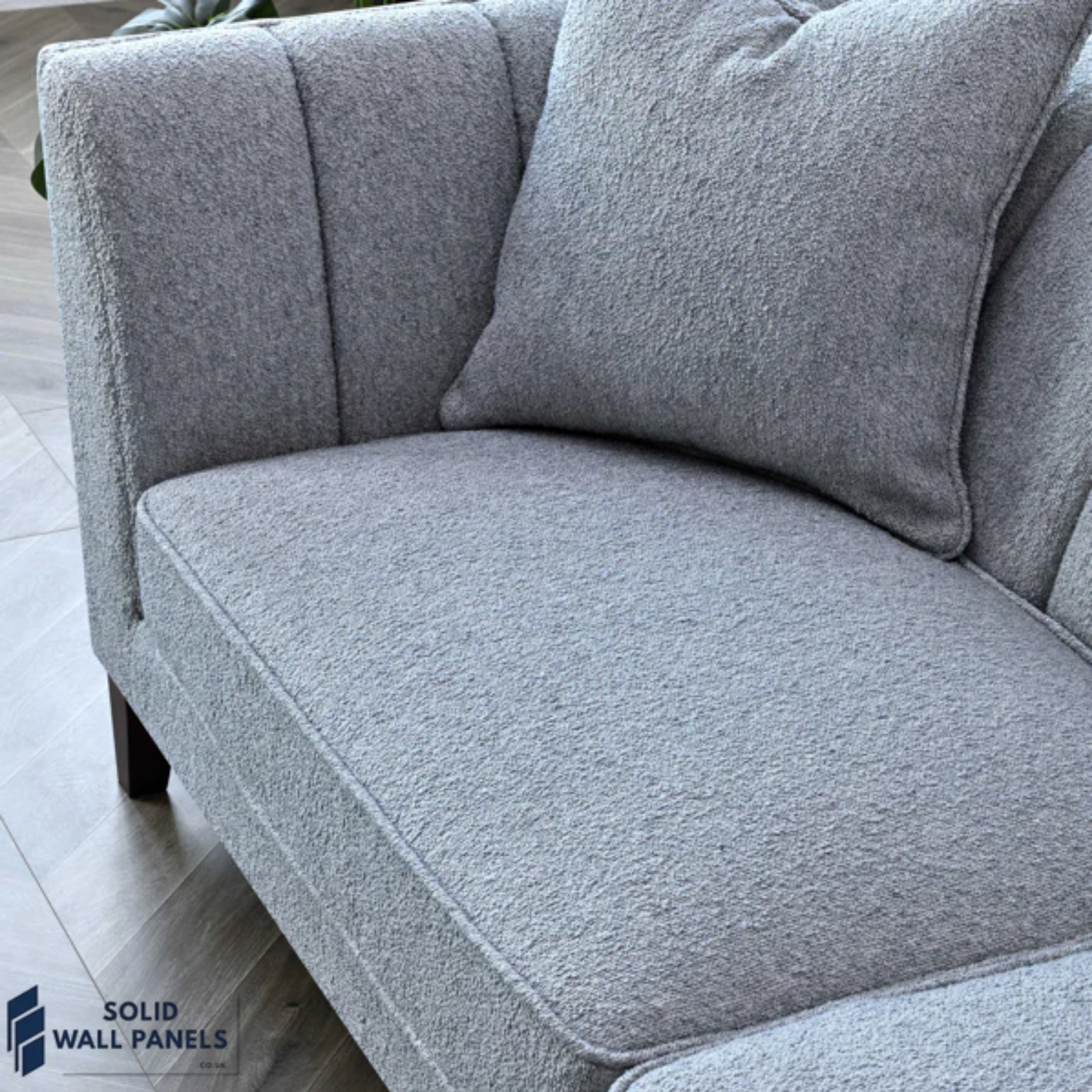 Cooper 3 Seater Sofa in Dolphin Boucle | Mid-Century Modern Design