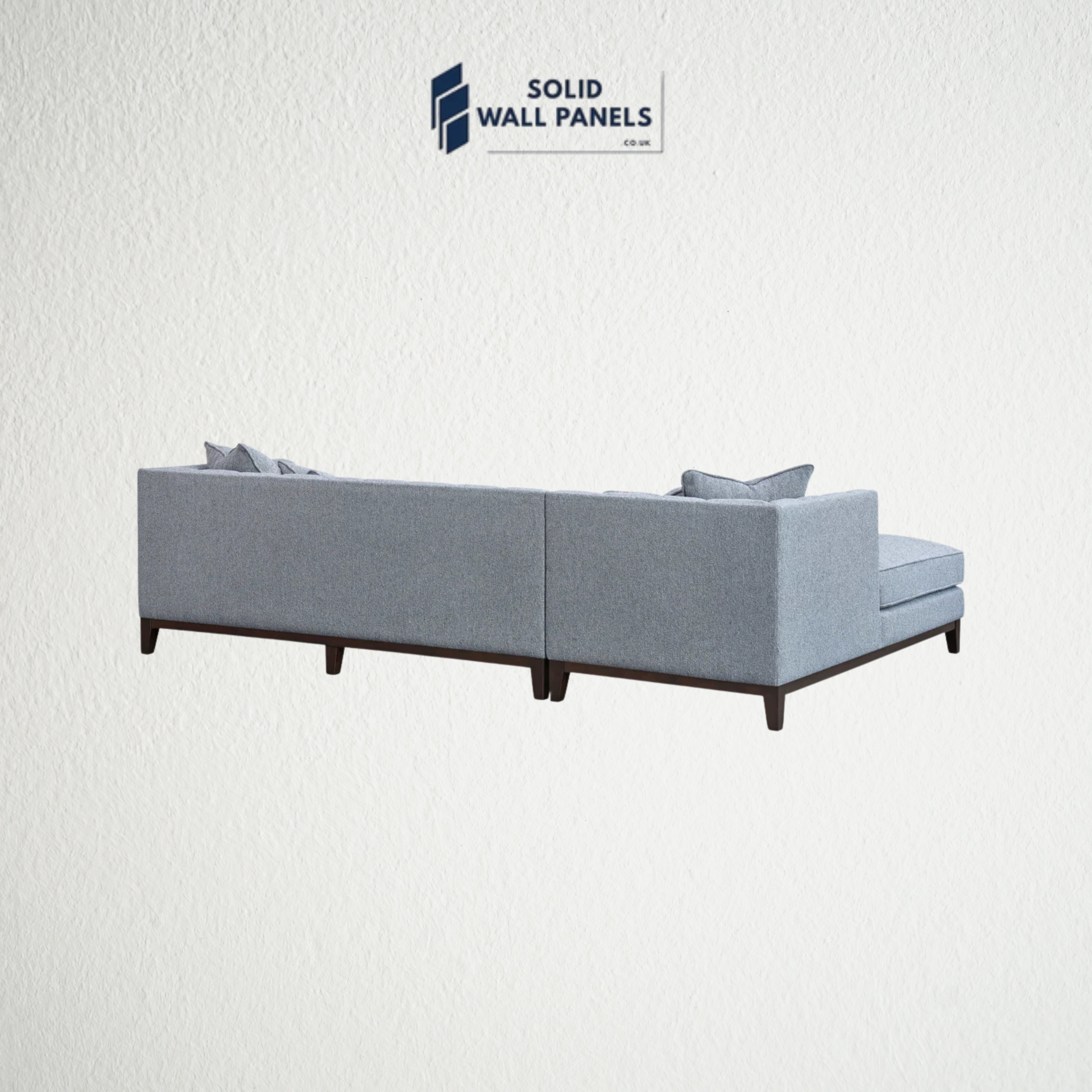 Cooper Left Hand Corner Sofa – Dolphin Bouclé Fabric | Mid-Century Modern Design