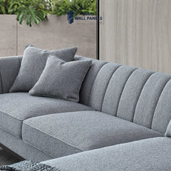 Cooper Right Hand Corner Sofa – Dolphin Bouclé Fabric | Mid-Century Modern Design