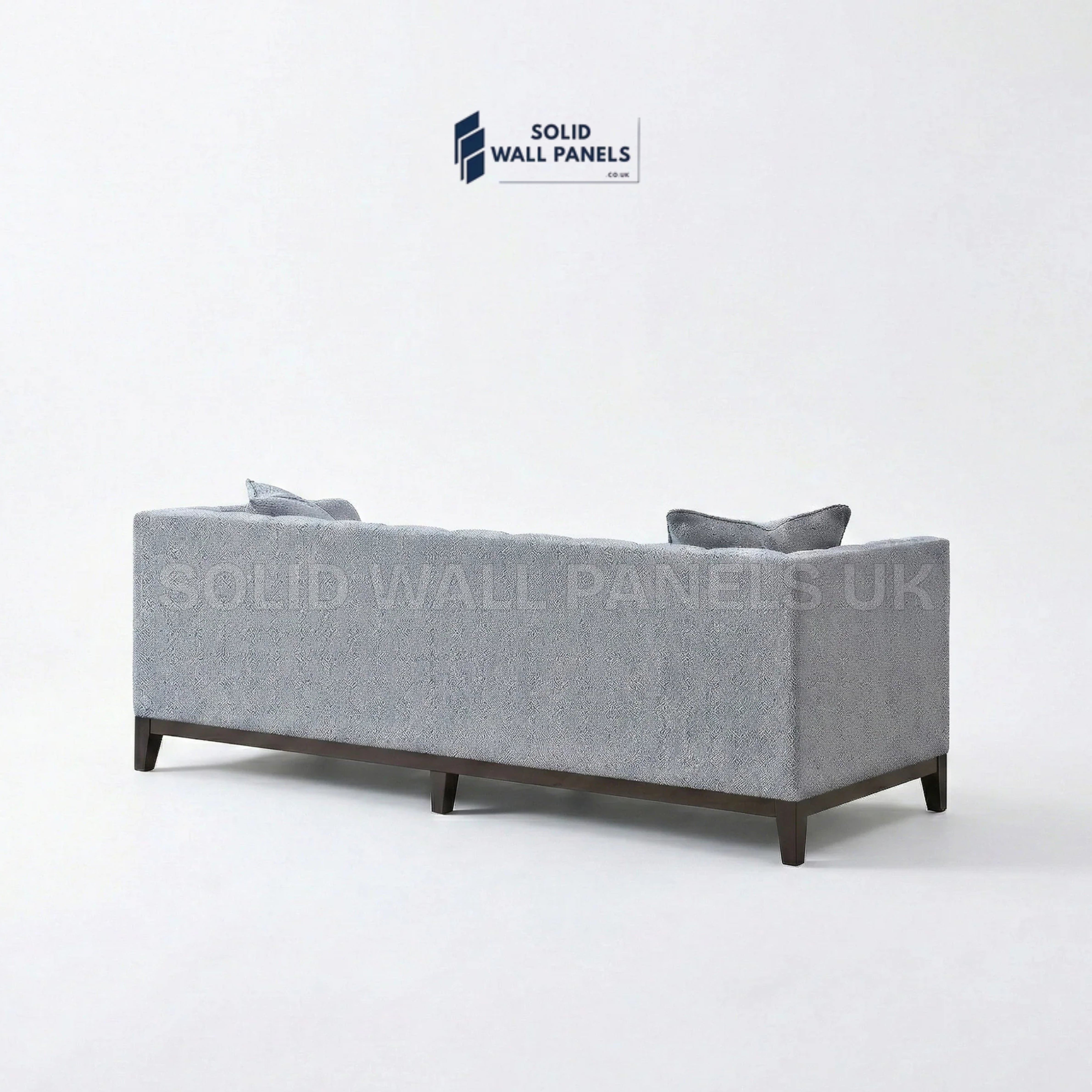 Cooper Bouclé 3 Seater Sofa – Dolphin Grey | Mid Century Modern Design