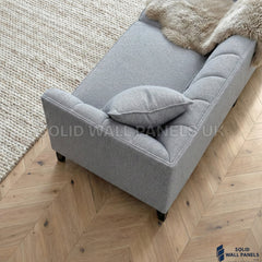 Cooper Bouclé 3 Seater Sofa – Dolphin Grey | Mid Century Modern Design