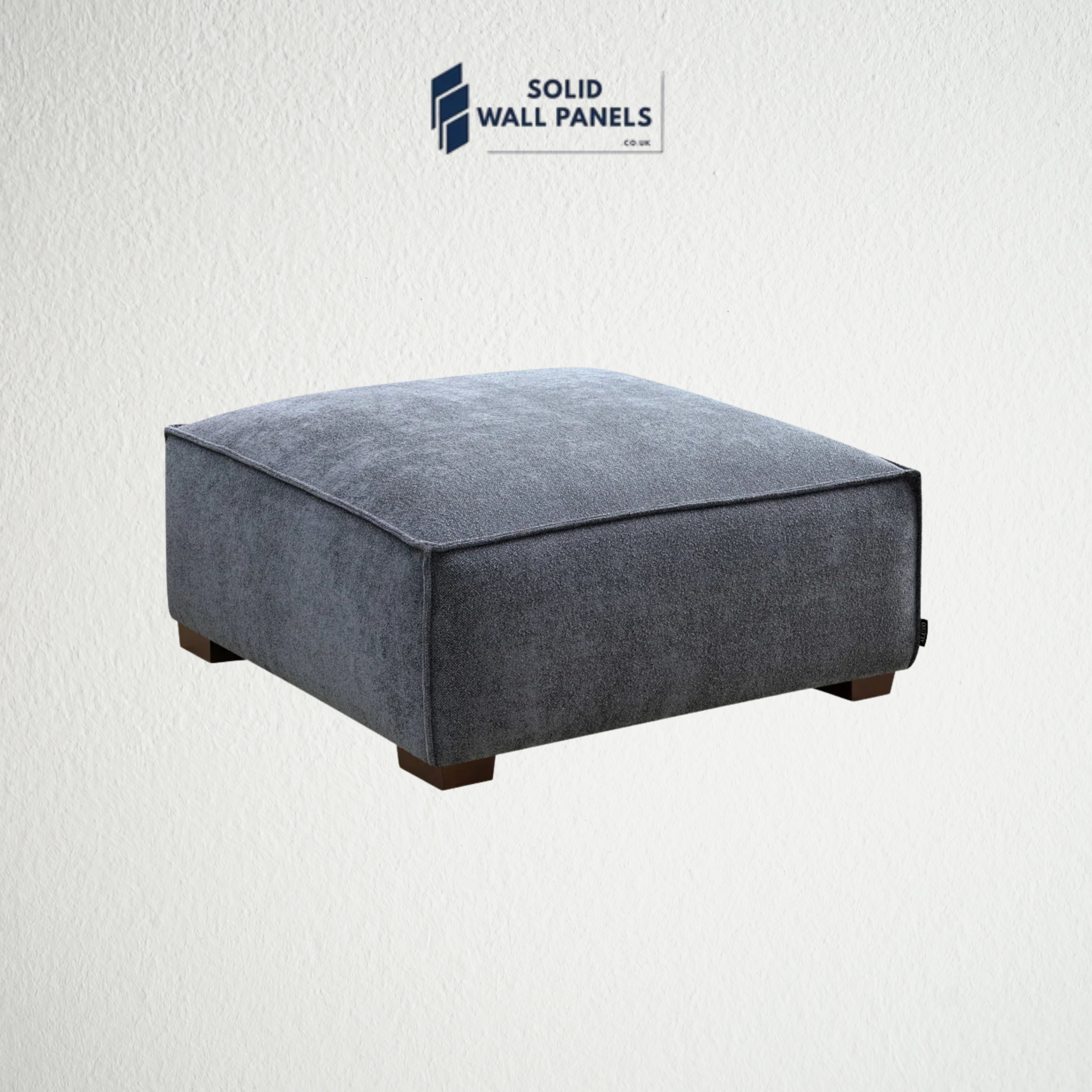 Dakota Sofa Range – Charcoal Boucle Fabric | 3 Seater, Chair & Footstool | Luxury Modern Design