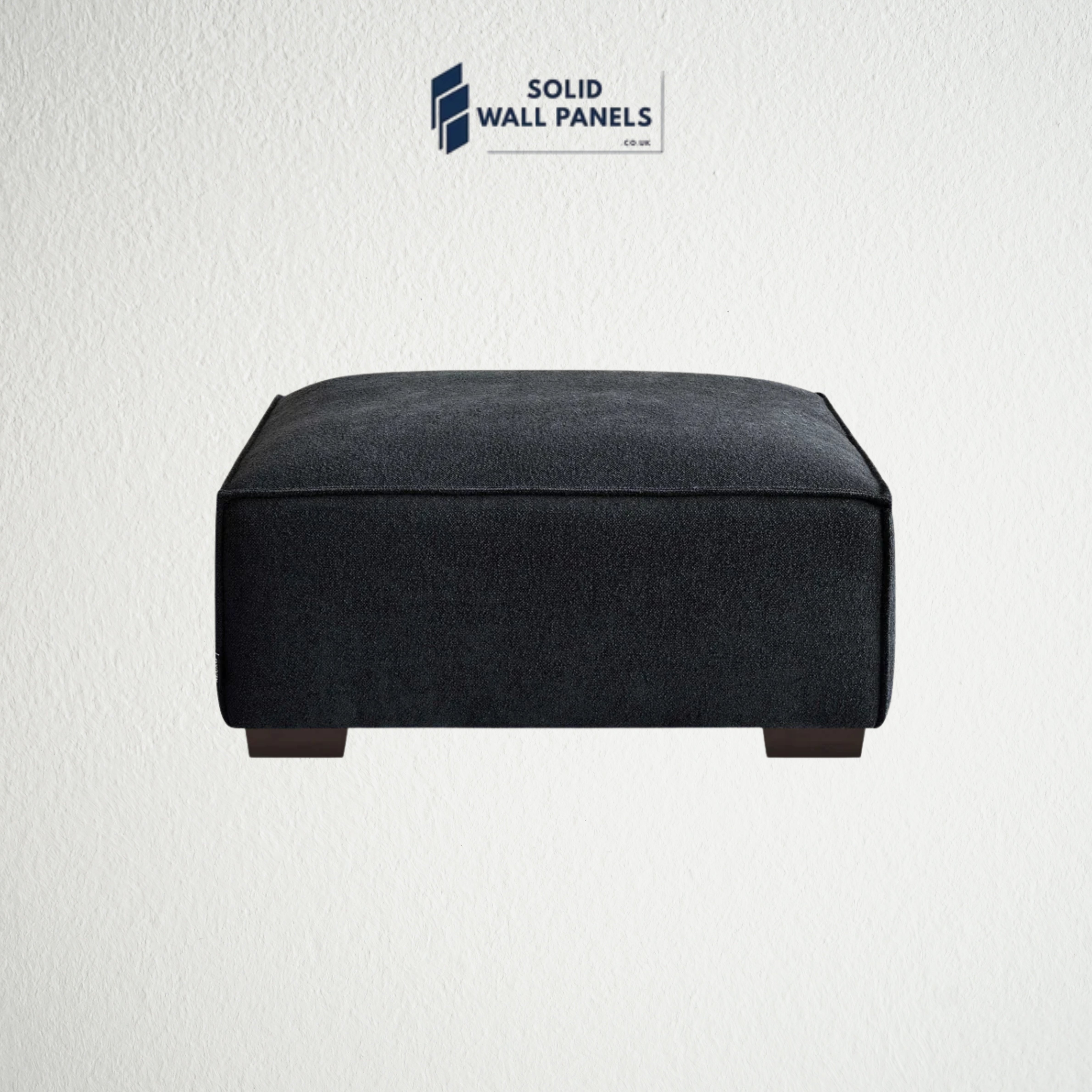 Dakota Sofa Range – Midnight Boucle Fabric | 3 Seater, Chair & Footstool Options | Luxury Modern Design