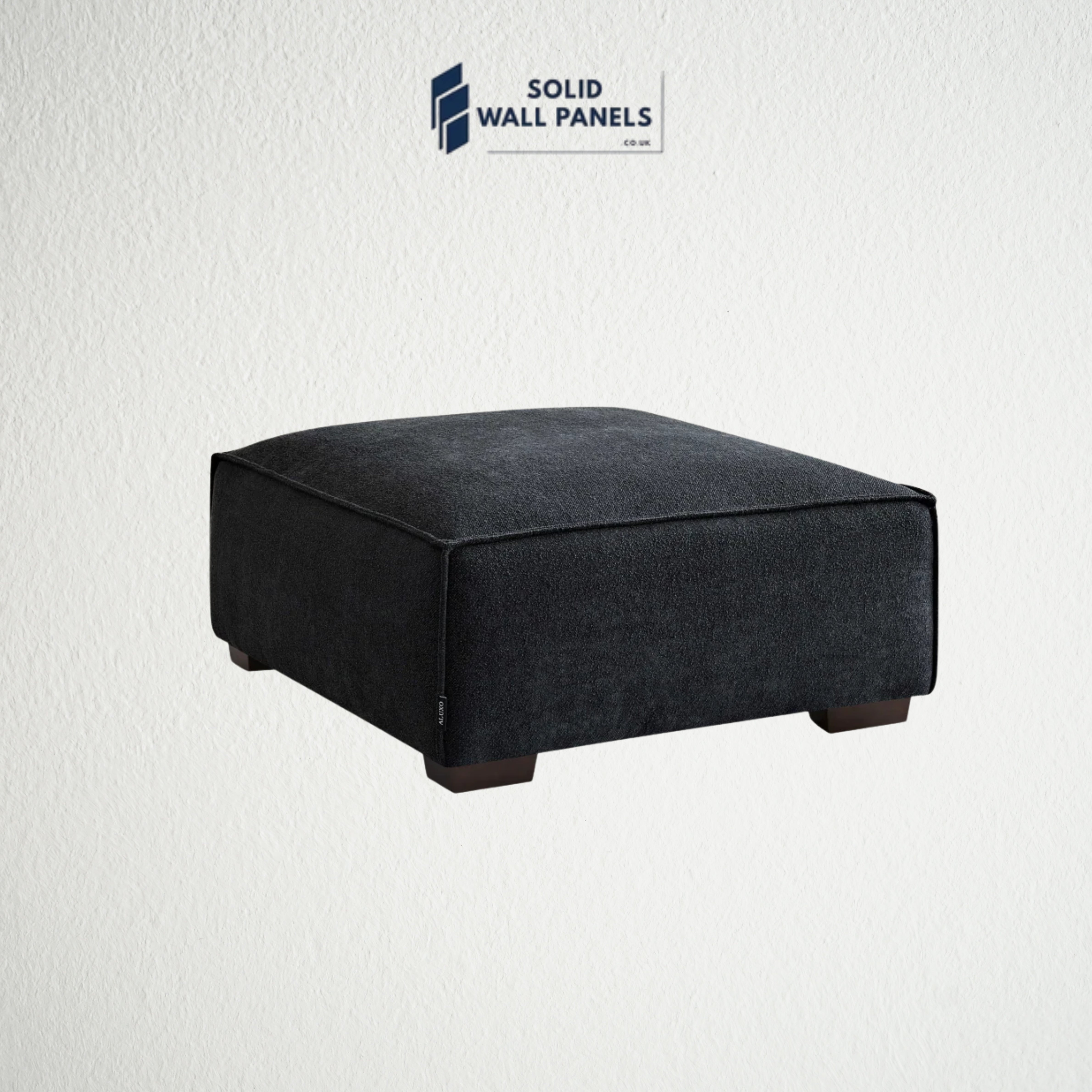 Dakota Sofa Range – Midnight Boucle Fabric | 3 Seater, Chair & Footstool Options | Luxury Modern Design