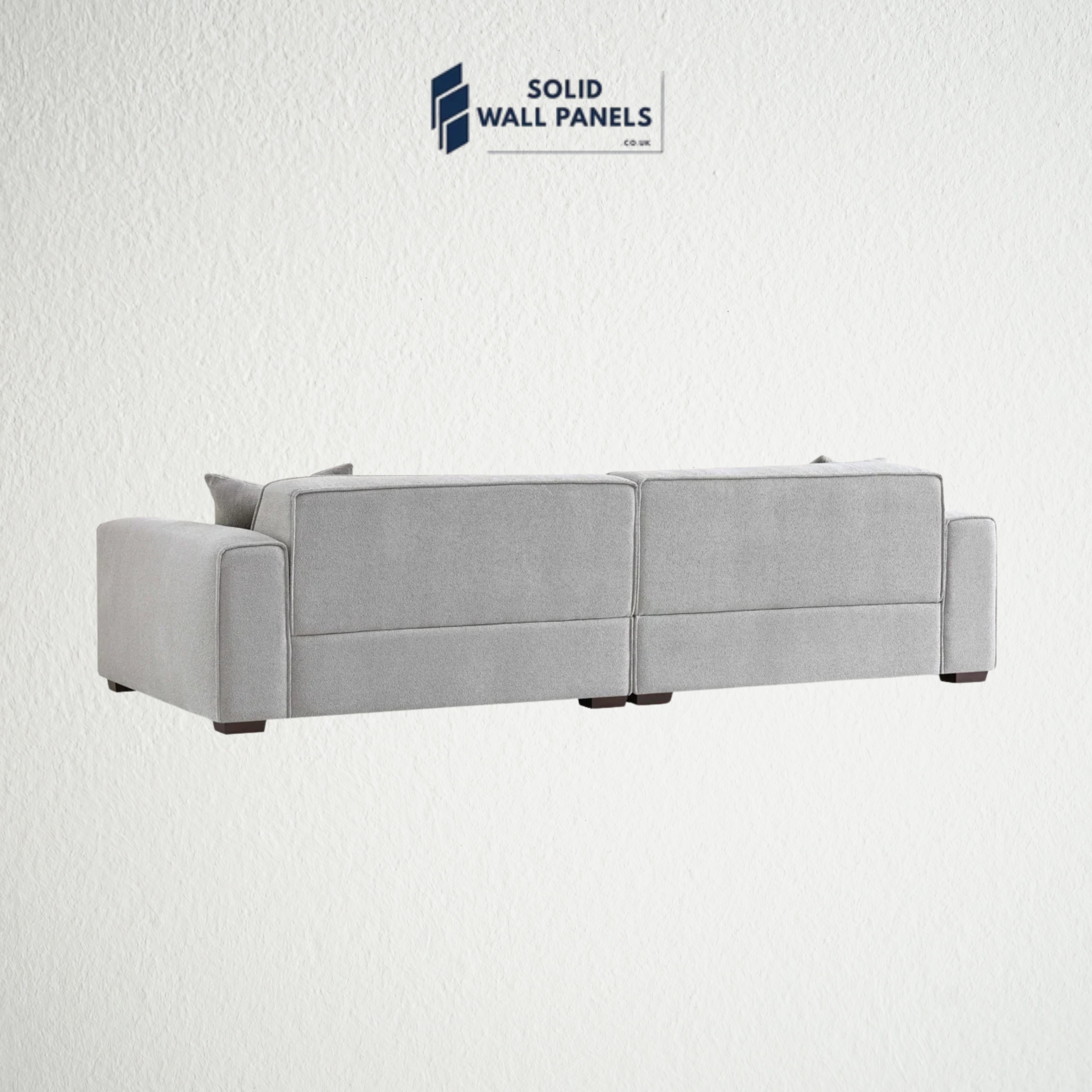 Dakota Sofa Range – Pebble Boucle Fabric | 3 Seater, Chair & Footstool Options | Luxury Modern Design