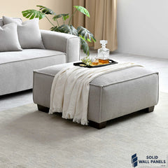 Dakota Sofa Range – Pebble Boucle Fabric | 3 Seater, Chair & Footstool Options | Luxury Modern Design