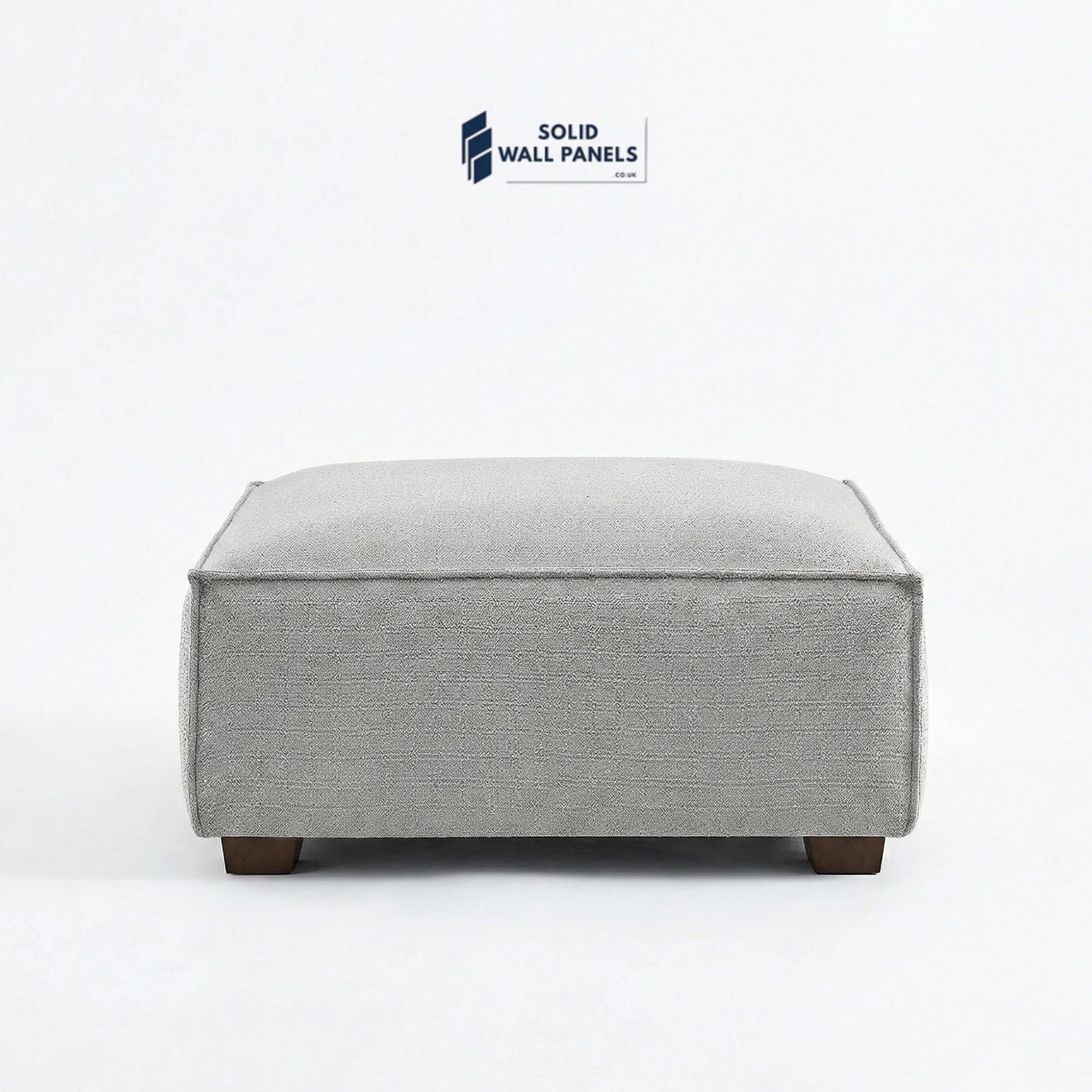 Dakota Sofa Range – Pebble Grey Bouclé Fabric | 4 Seater, 3 Seater, Armchair & Footstool Options