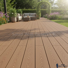 Dark Brown WPC Decking Board – 290cm (4 pieces) | Outdoor Composite Decking – Low Maintenance & Slip Resistant