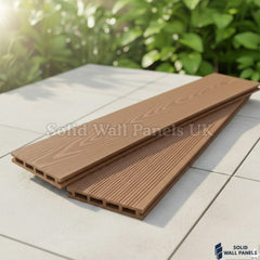 Dark Brown WPC Decking Board – 290cm (4 pieces) | Outdoor Composite Decking – Low Maintenance & Slip Resistant