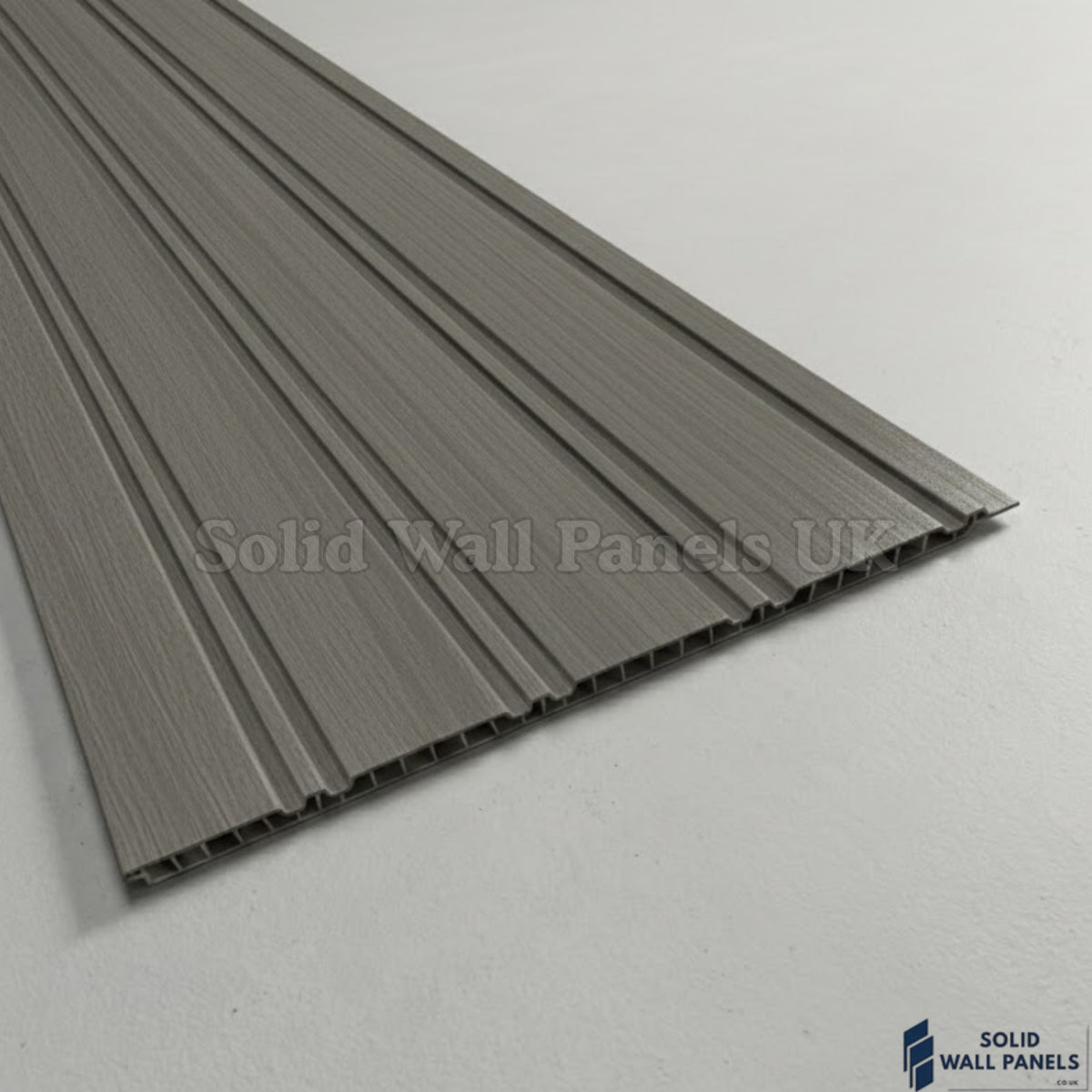Dark Grey PVC Interior Wall Panels – Seamless Decorative Panelling ...
