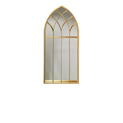 Decorative Arched Gold Wall Mirror – 50 x 110 cm | Fast UK Delivery