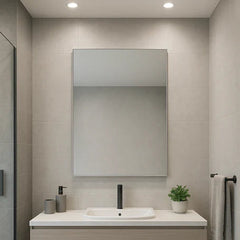 Decorative Frameless Bathroom Mirror | Fast UK Delivery