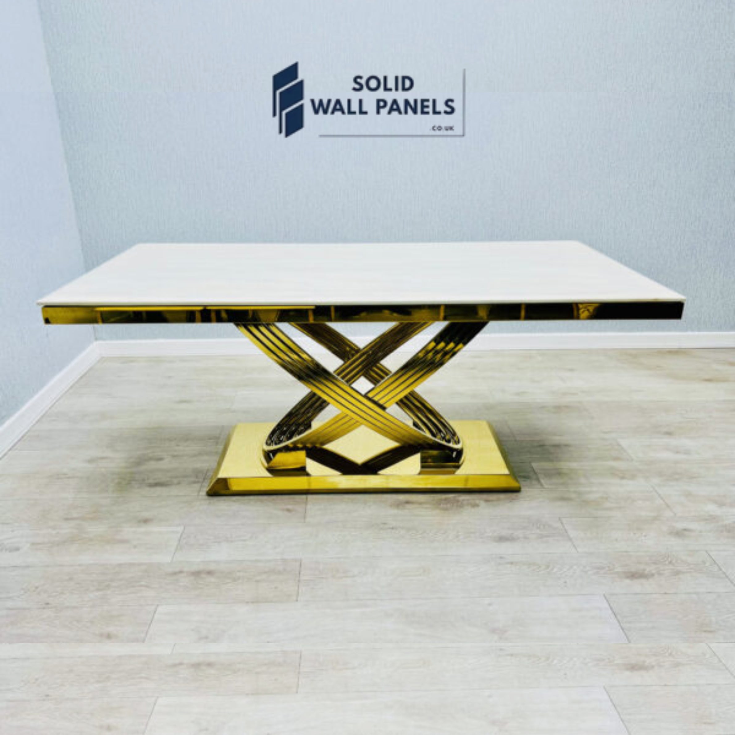 Elina Marble Coffee Table – Black & Gold / Cream & Gold