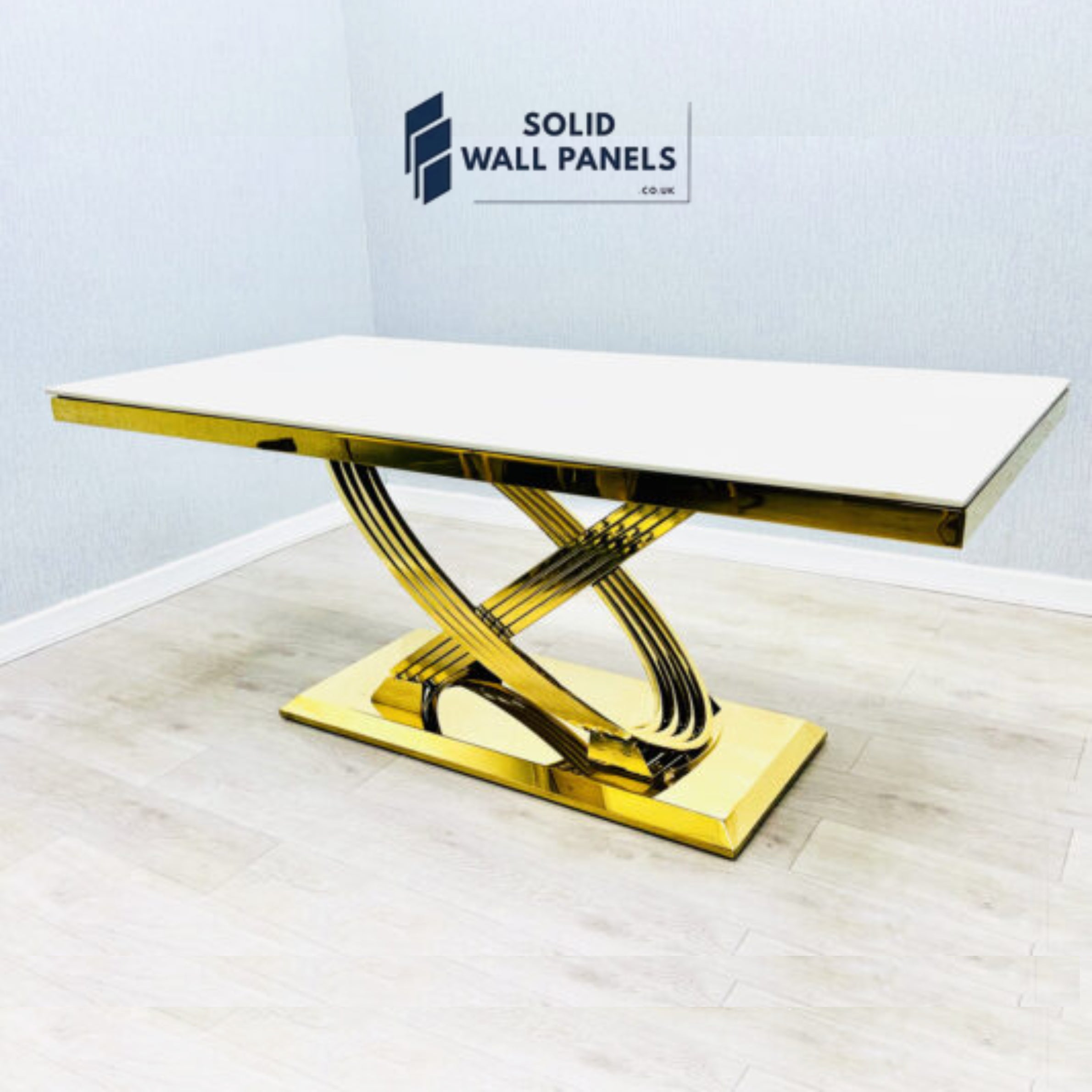 Elina Marble Coffee Table – Black & Gold / Cream & Gold