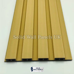 Exterior WPC Wall Panels –  Oak | Weatherproof Outdoor Wall Cladding | Solid Wall Panels UK