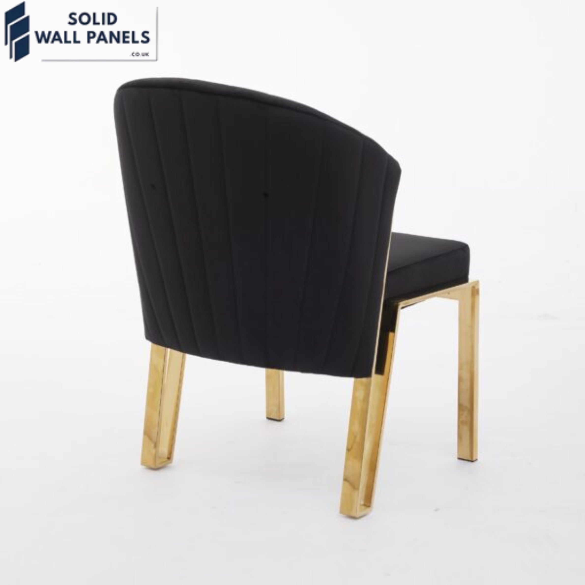 Luxury Velvet & Metal Fabio Dining Chair – Fast UK Delivery 