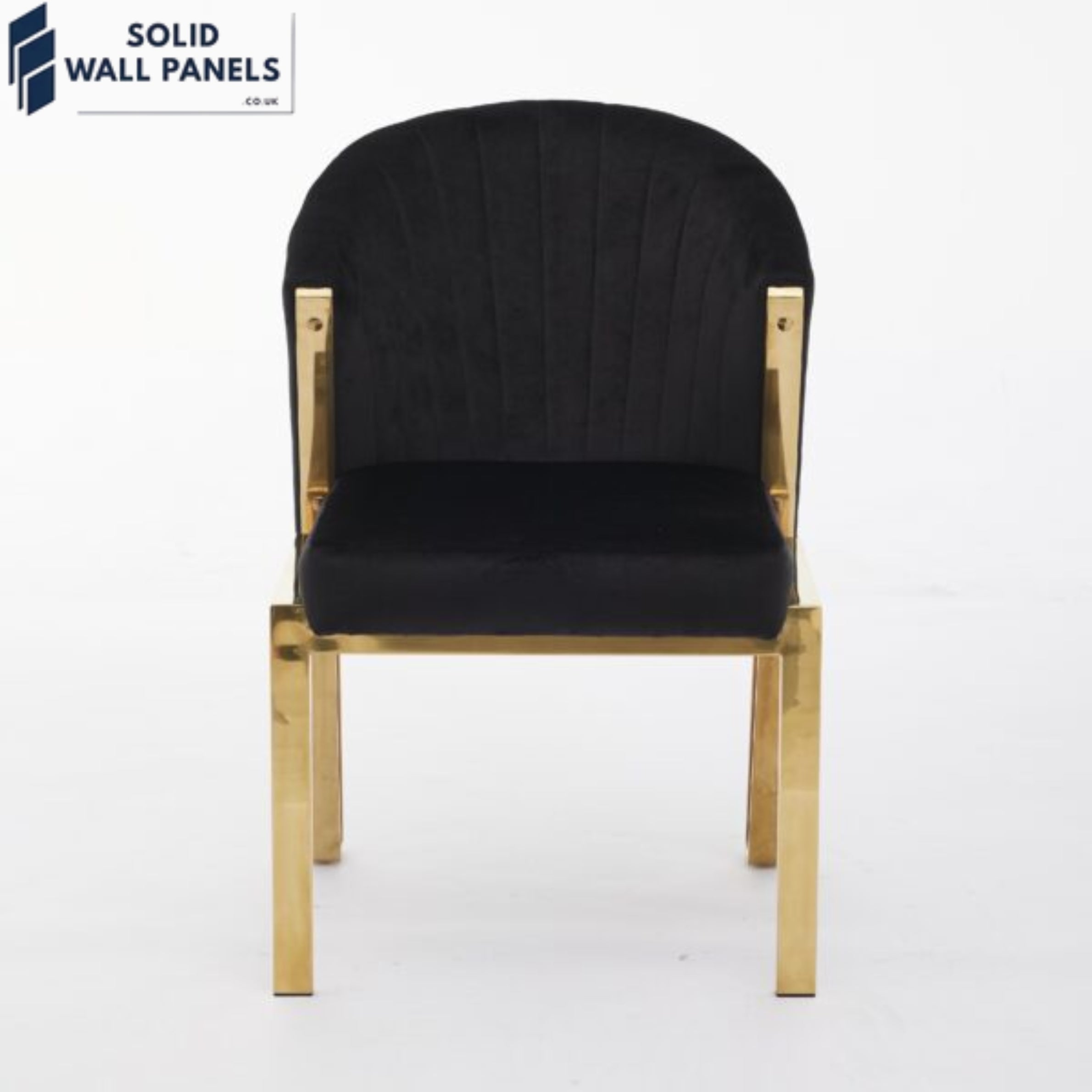 Luxury Velvet & Metal Fabio Dining Chair – Fast UK Delivery 