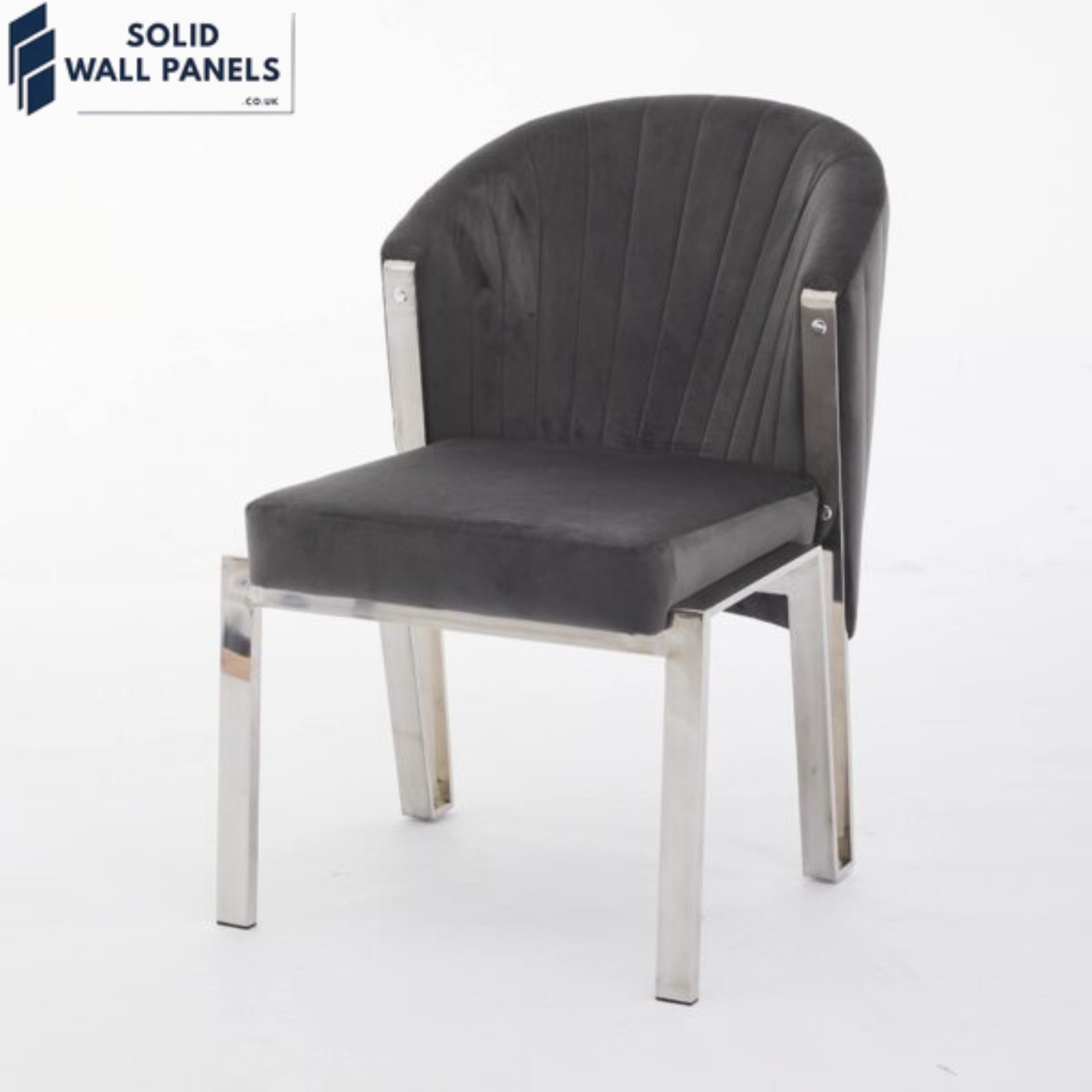 Luxury Velvet & Metal Fabio Dining Chair – Fast UK Delivery 