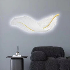 Feather Light Wall Art – LED Illuminated Design | Luxury Home Decor