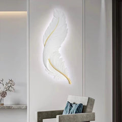 Feather Light Wall Art – LED Illuminated Design | Luxury Home Decor