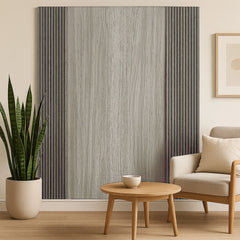 WPC Wave Style Wood Effect Waterproof Wall Panels – Ash Grey
