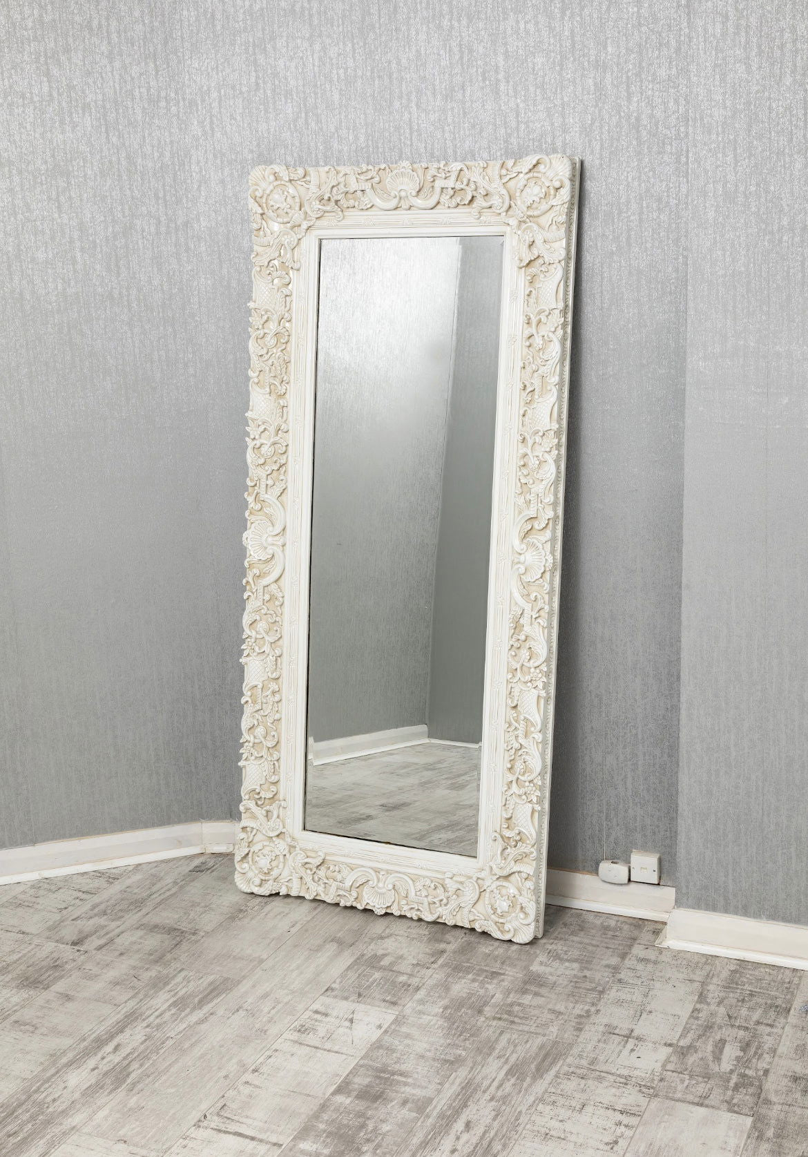 French Ornate Mirror – Classic Design | Luxury Home Decor | Solid Wall Panels
