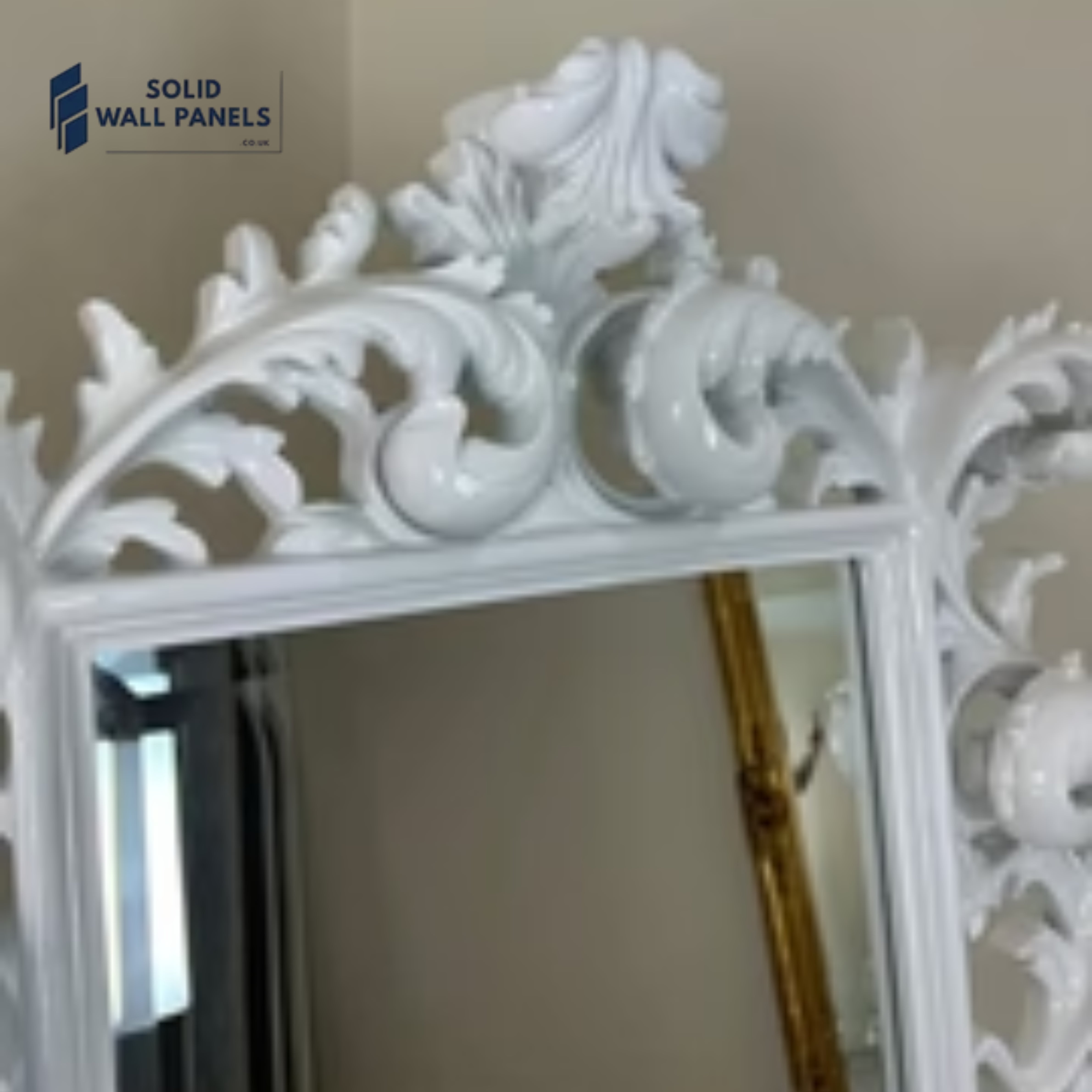 Gabrielle Mirror White 90×190 cm | Luxury Full-Length Mirror