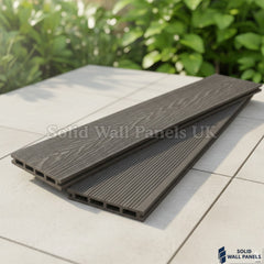 Grey WPC Decking Board – 290cm (4 pieces) | Outdoor Composite Decking – Low Maintenance & Slip Resistant